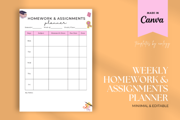 Download Weekly Teacher Homework &amp; Assignments - Teacher Collection