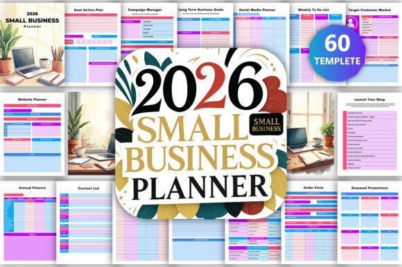 Download 📖 2026 Small Business Planner Canva KDP - Premium Resources