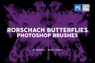 Download 75 Rorschach Butterflies Photoshop Stamp - Butterflies Collection